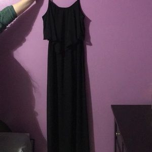 Black maxi dress